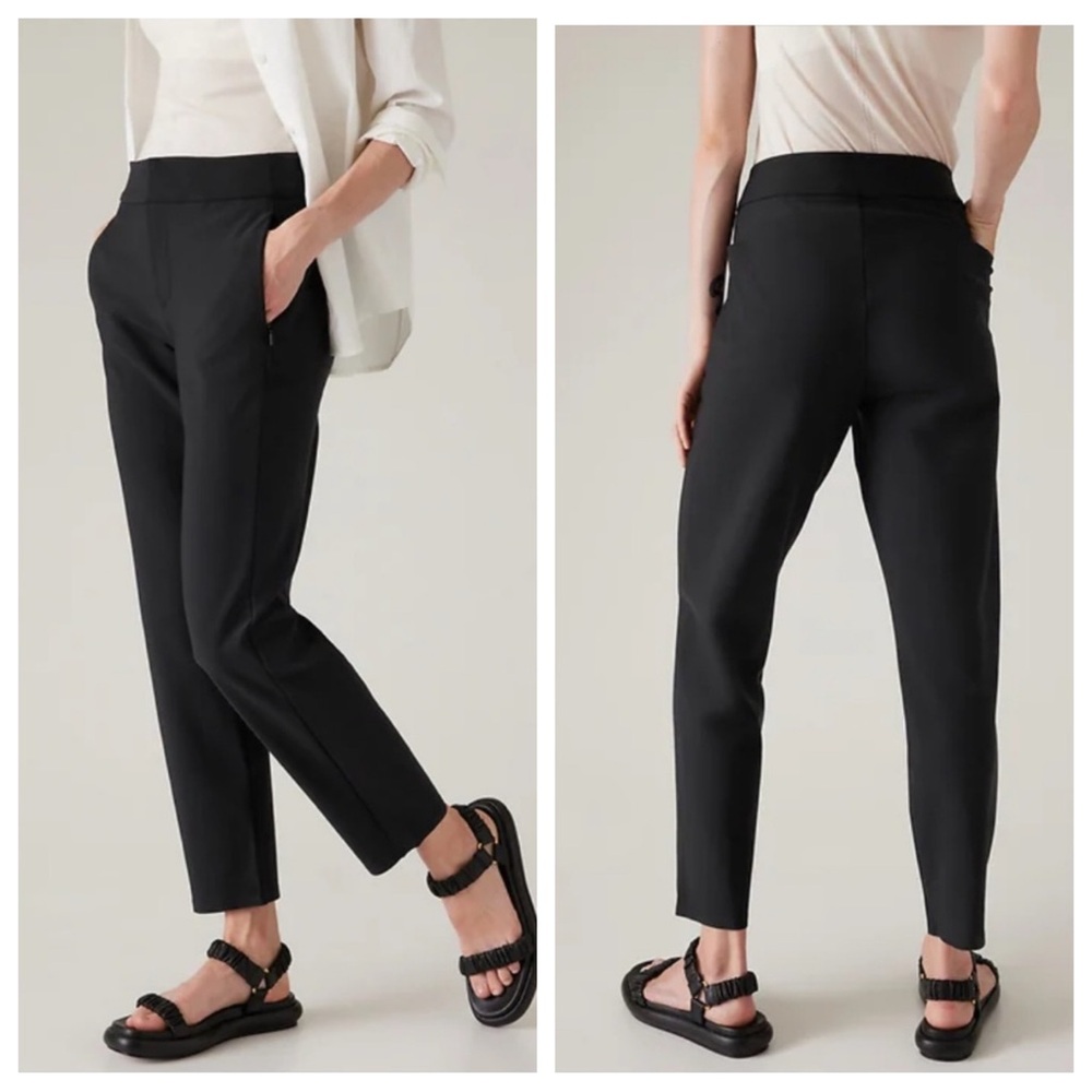 Athleta Stellar Trouser in Black - Size 6 Tall